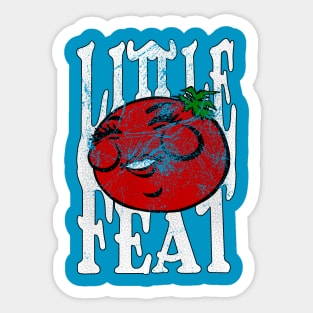 little feat dissressed Sticker